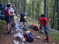 DSC01106  Ponovni susret s planinarima iz Kraljevice na odvojku prema Ograđenici, Premuzic Mountain Trail, July 26, 2013