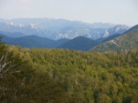 DSC01128  Pogled na Kozjak, i Sjeverni Velebit, Premuzic Mountain Trail, July 25-27, 2013